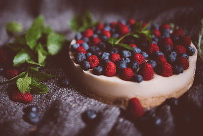 Close-up of strawberries