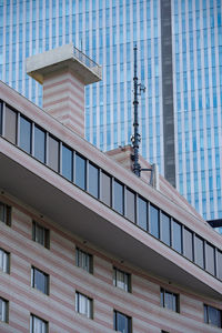 Low angle view of buildings in city