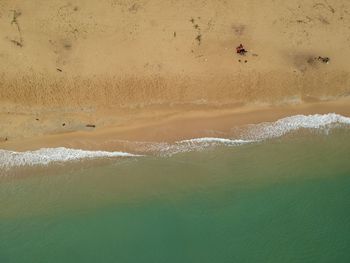 Aerial view of beach