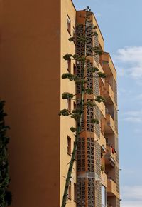 Low angle view of building against sky