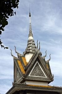 Low angle view of temple