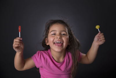 Portrait of smiling girl