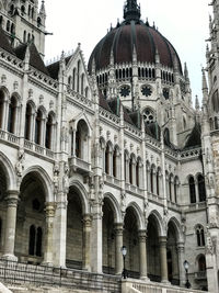 Low angle view of historical building against sky