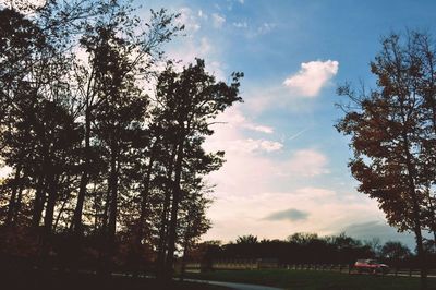 Scenic view of sky at sunset