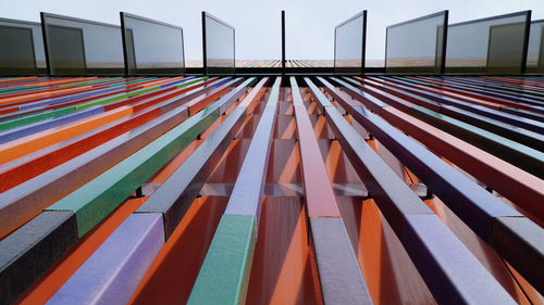 Full frame shot of colorful umbrellas