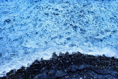 Full frame shot of blue sea