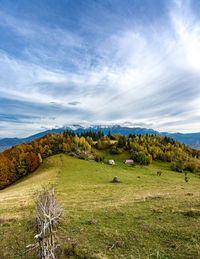 Scenic view of landscape against sky