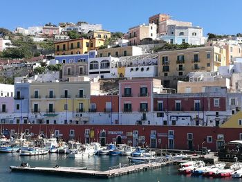 Boats in a city