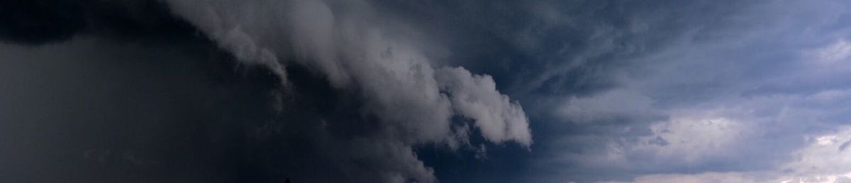 Low angle view of cloudy sky