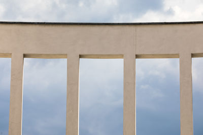 Low angle view of building against sky