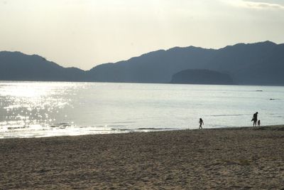 Scenic view of calm sea