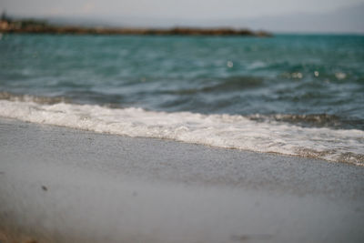 Surface level of sea shore