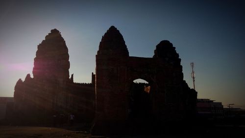 Low angle view of a temple