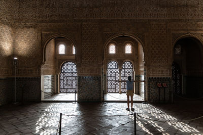 Entrance of historic building