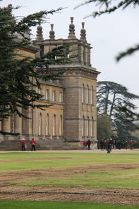 Low angle view of historical building