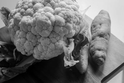 Close-up of fruits on table