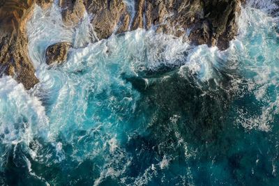 Aerial view of sea