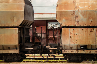 Train on railroad track