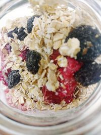 Close-up of breakfast served in bowl