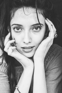 Portrait of young woman