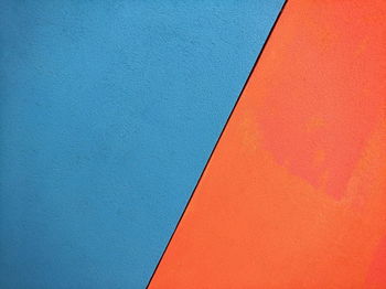 Full frame shot of orange wall