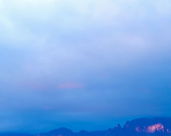 Low angle view of mountain against sky