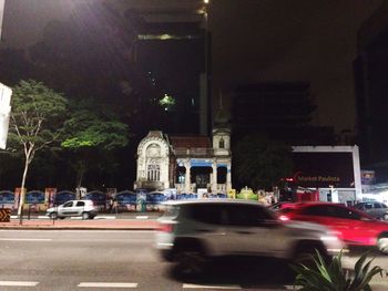 City street at night
