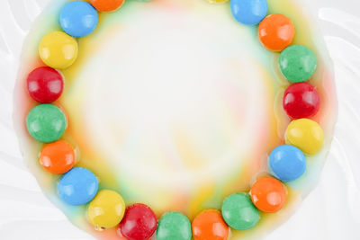 Close-up of multi colored candies