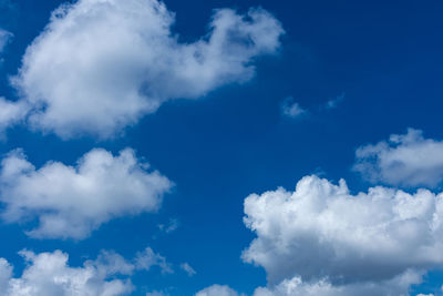 Low angle view of clouds in sky