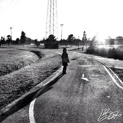 People walking on road