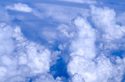 Low angle view of clouds in sky