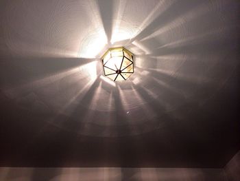 Light fixture on ceiling