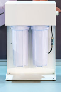 Aquafilter water purifier filter in a dental office