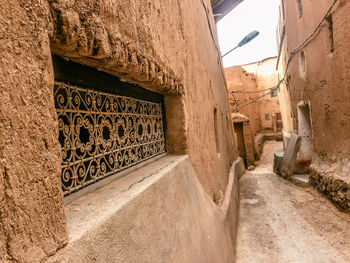 Alley amidst buildings in city