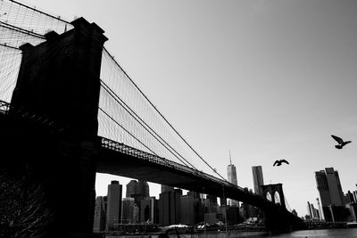 Low angle view of bridge