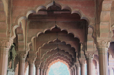 Low angle view of ceiling