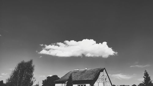 Low angle view of building against sky