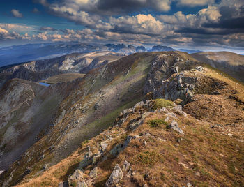 Aerial view of landscape against sky