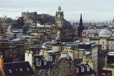 Aerial view of edinburgh 