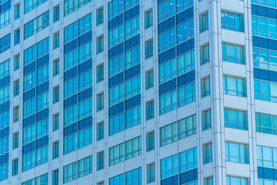 Full frame shot of modern building in city