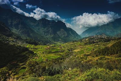 Scenic view of landscape against sky