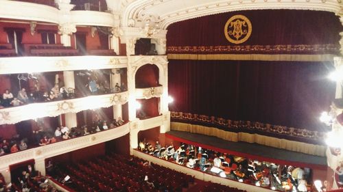 Group of people in traditional building