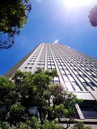 Low angle view of building against sky