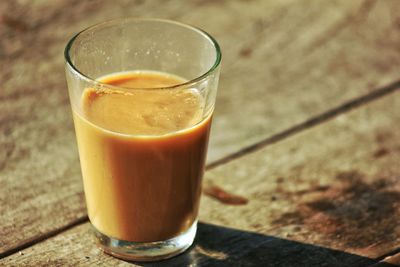 Close-up of drink on table