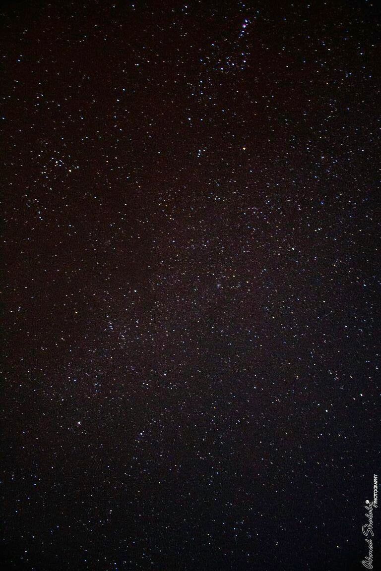 SCENIC VIEW OF STAR FIELD AGAINST SKY