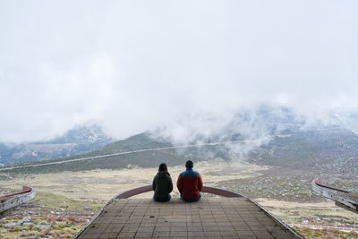 Piodao aerial drone view of schist shale village in serra da estrela, portugal
