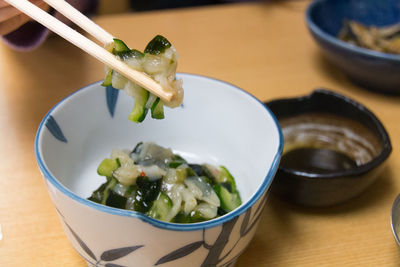 Close-up of food in bowl