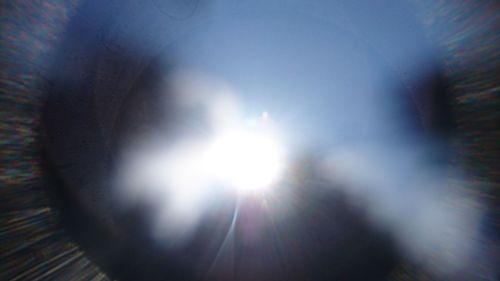 Low angle view of sun