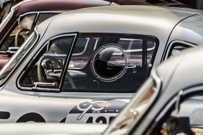 Close-up of vintage car