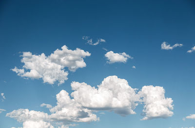 Low angle view of clouds in sky